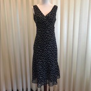 Bloomingdales Poko Dot 3/4 Dress